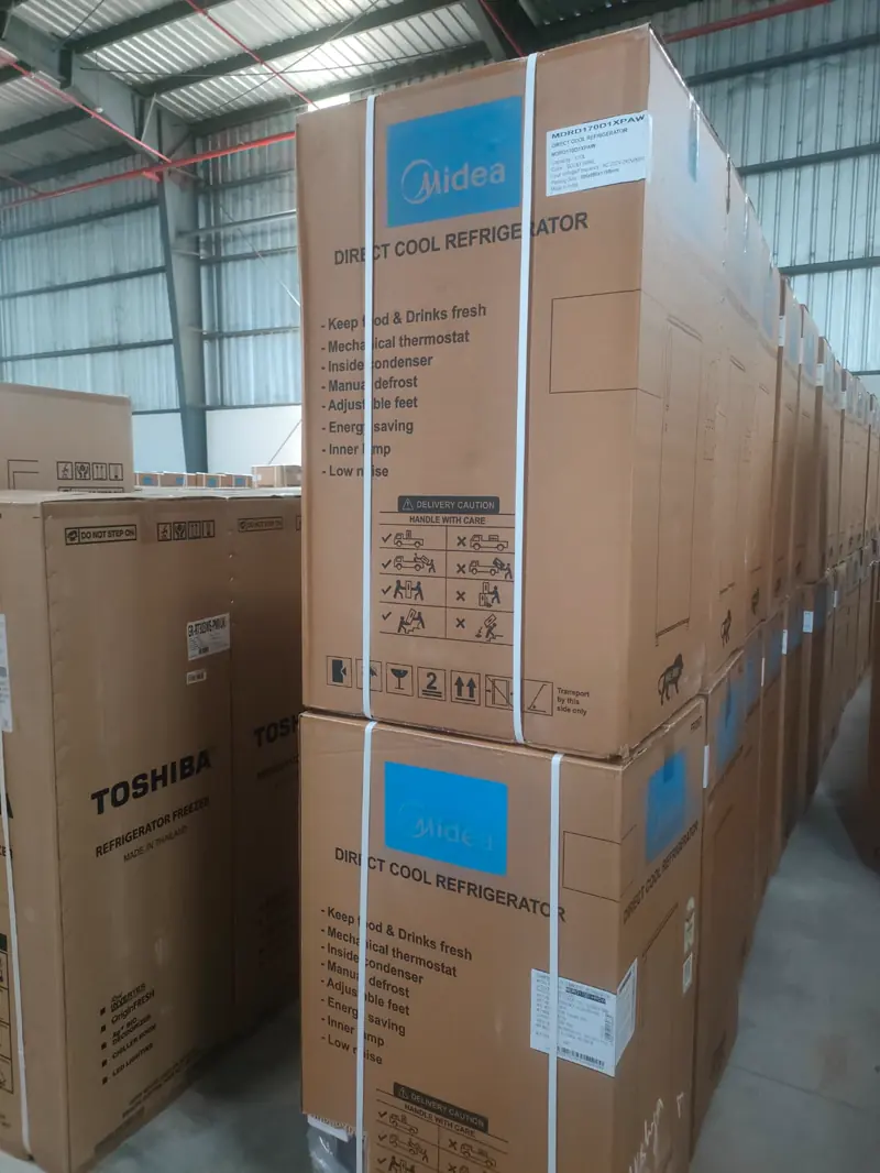 Hexa-go warehouse storage area